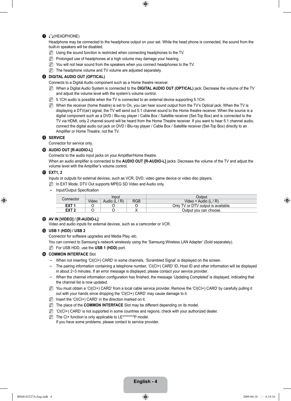 Samsung LE40B750U1P User Manual | Page 6 / 302