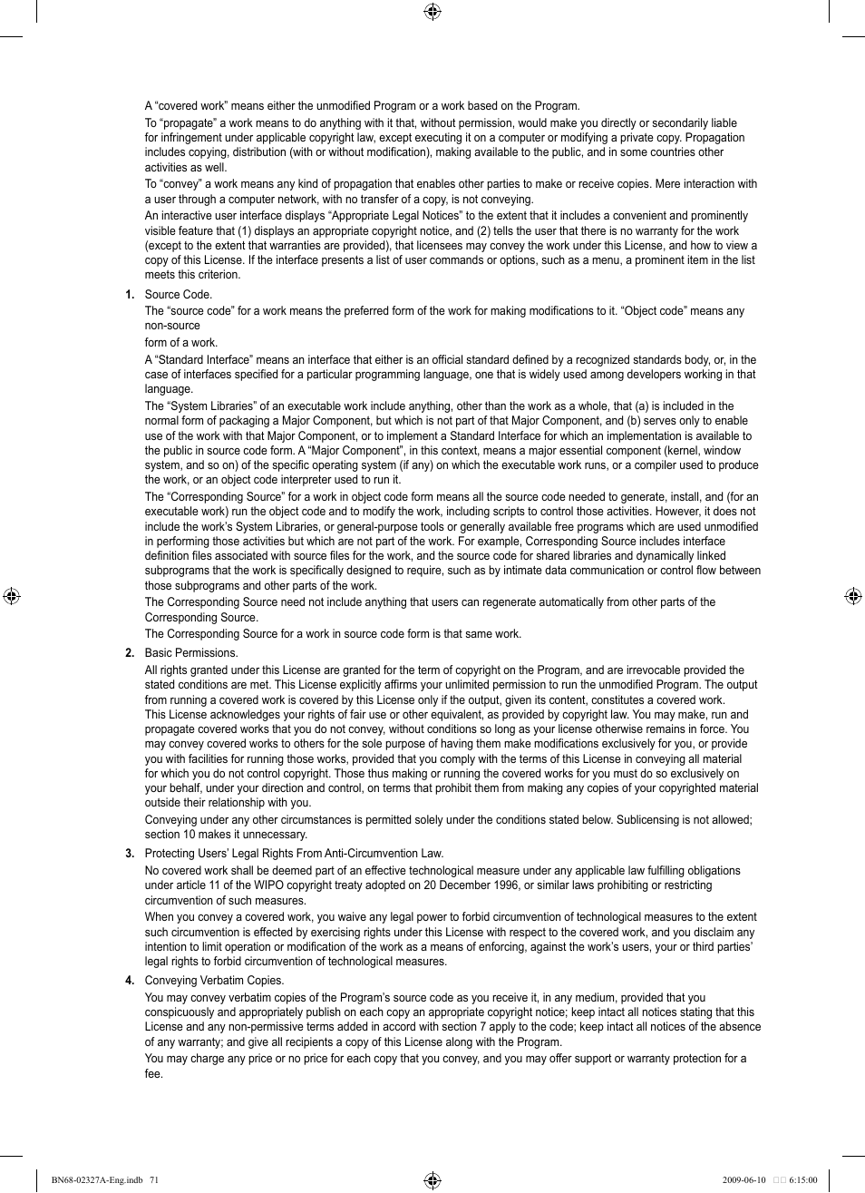 Samsung LE40B750U1P User Manual | Page 73 / 302