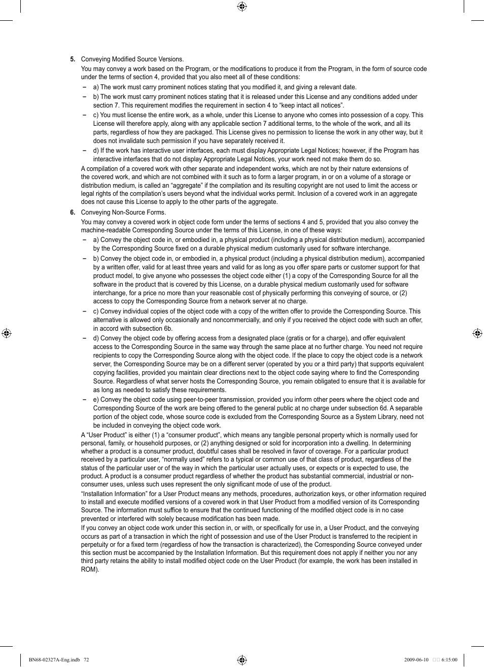 Samsung LE40B750U1P User Manual | Page 74 / 302