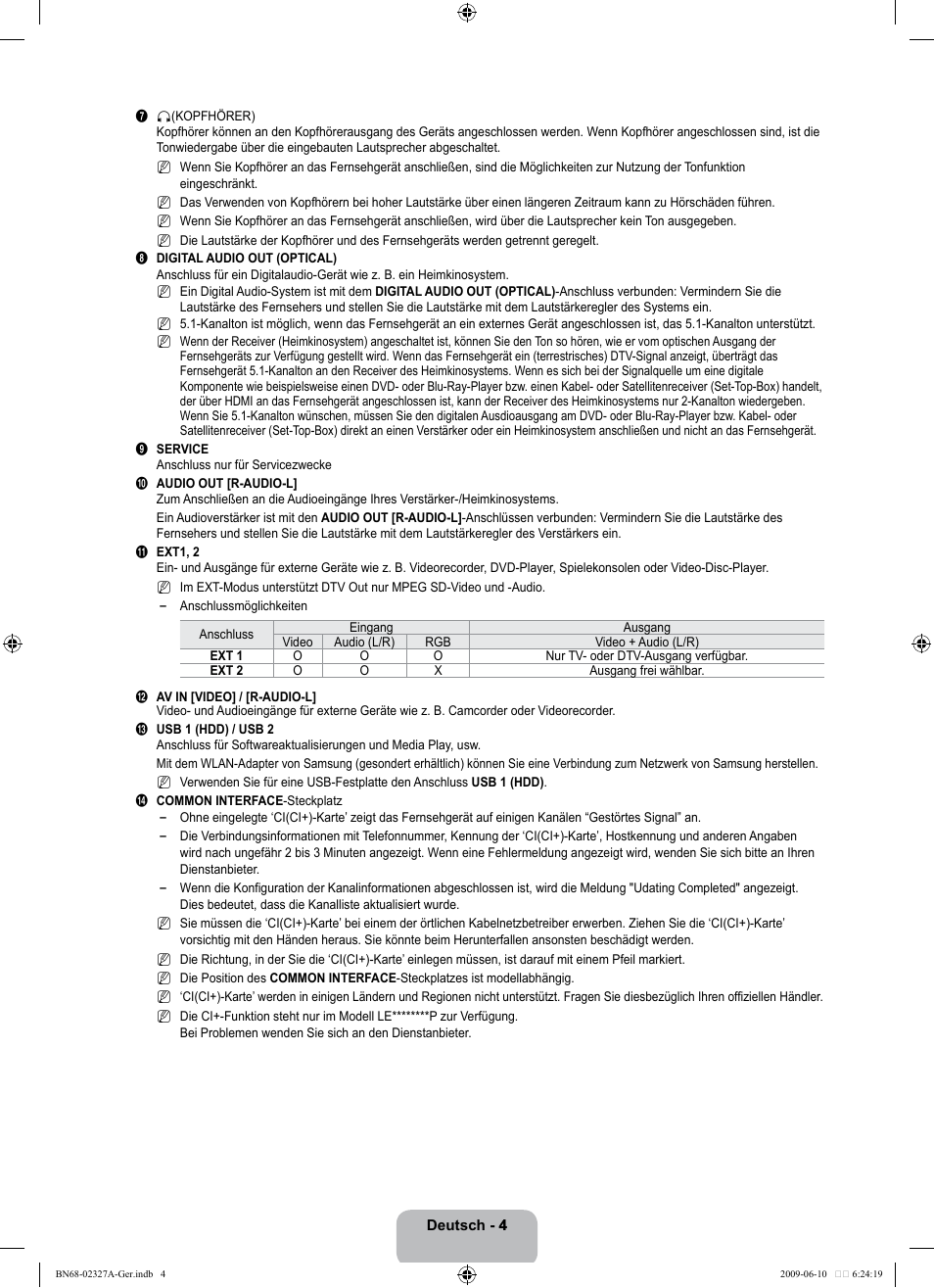 Samsung LE40B750U1P User Manual | Page 90 / 302