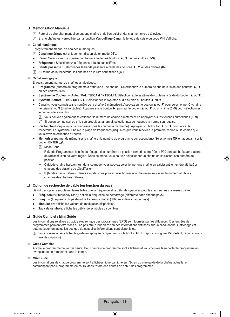 Samsung UE46B6000VP User Manual | Page 127 / 222