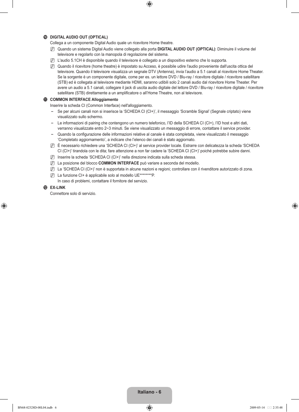 Samsung UE46B6000VP User Manual | Page 172 / 222