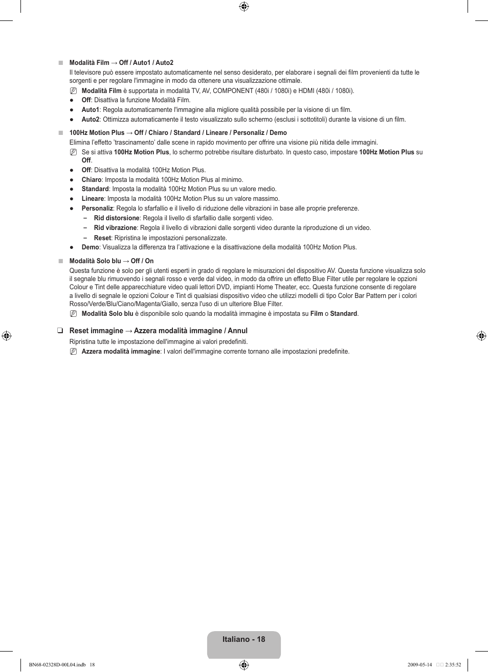 Samsung UE46B6000VP User Manual | Page 184 / 222