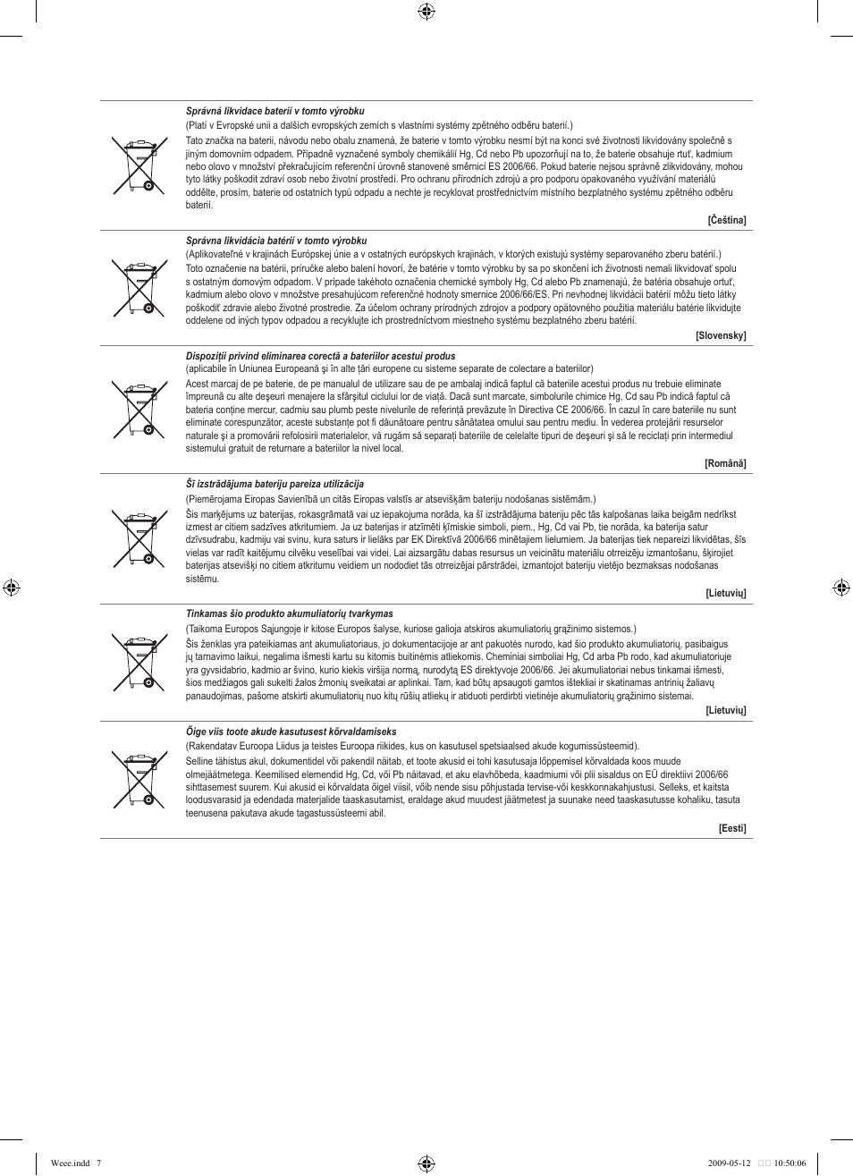 Samsung UE46B6000VP User Manual | Page 222 / 222