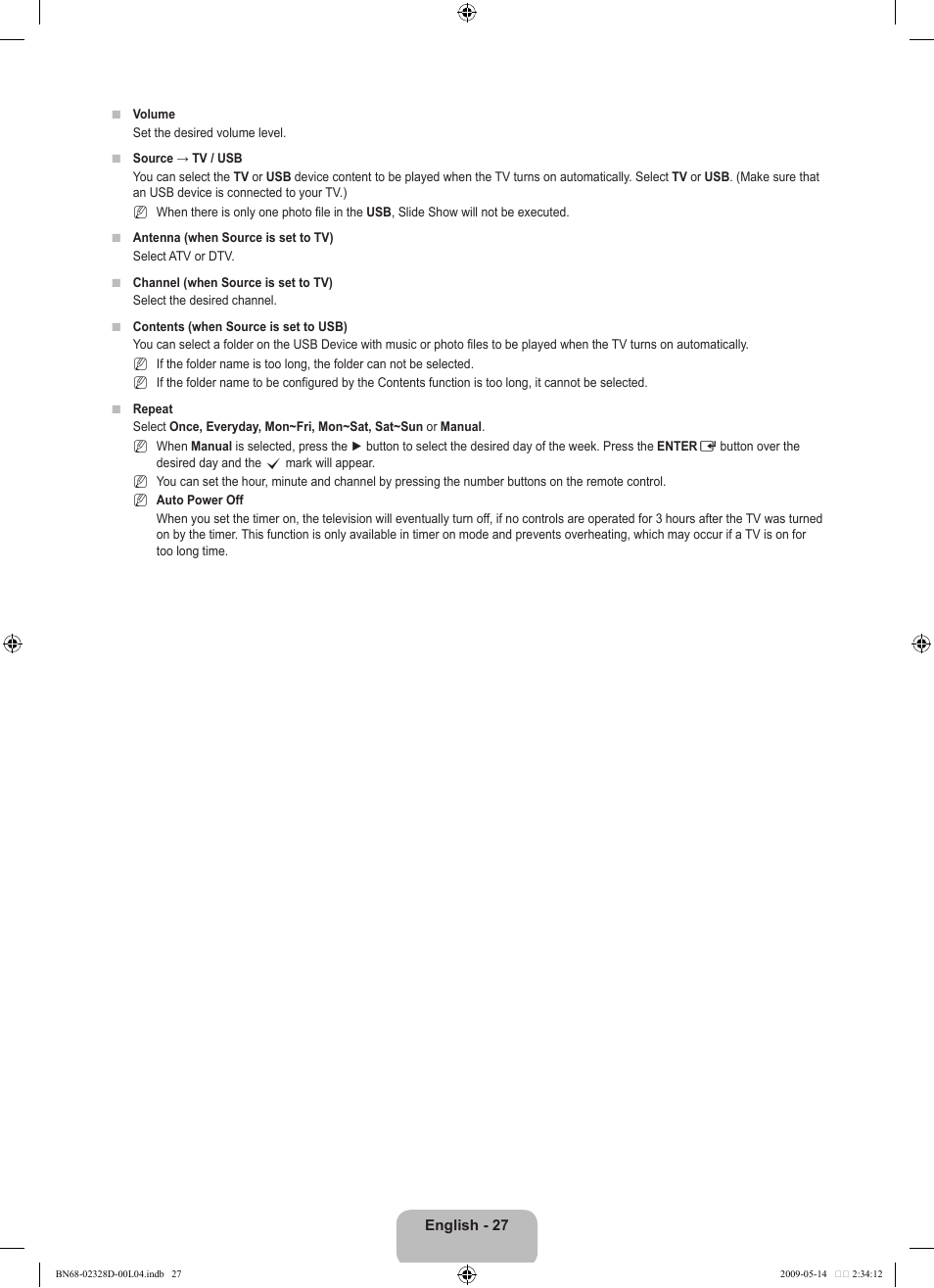 Samsung UE46B6000VP User Manual | Page 29 / 222