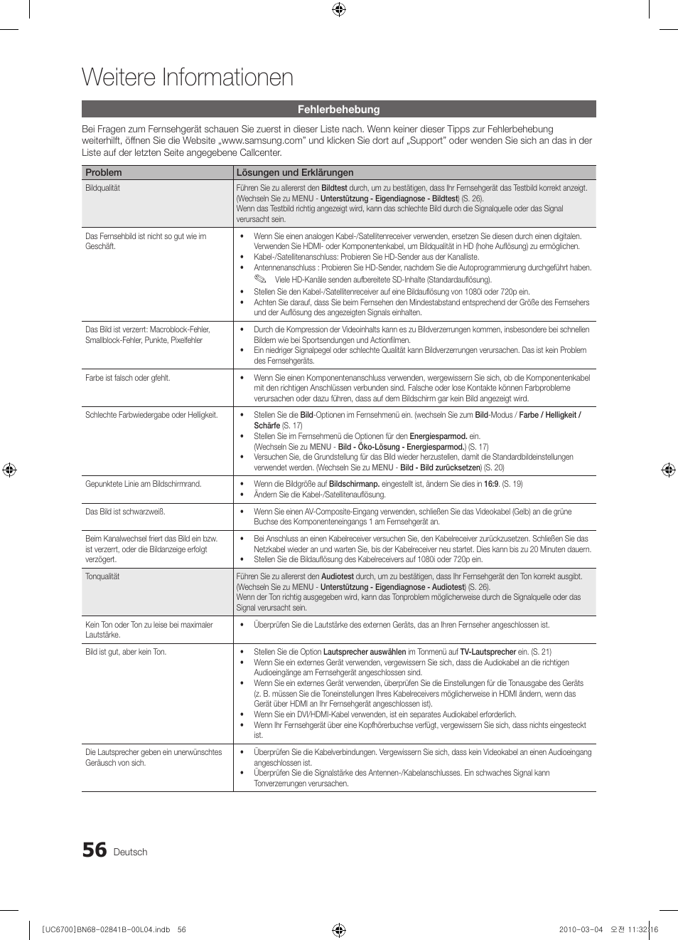 Weitere informationen | Samsung UE37C6730US User Manual | Page 176 / 241