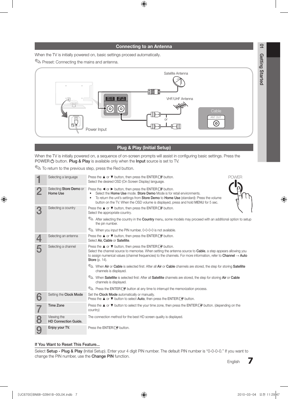 Samsung UE37C6730US User Manual | Page 7 / 241