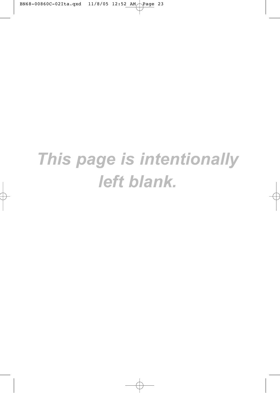 This page is intentionally left blank | Samsung LE32T51S User Manual | Page 146 / 147