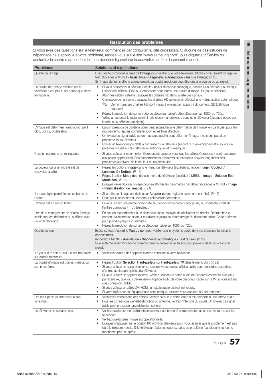 Samsung LE40C750R2W User Manual | Page 118 / 245