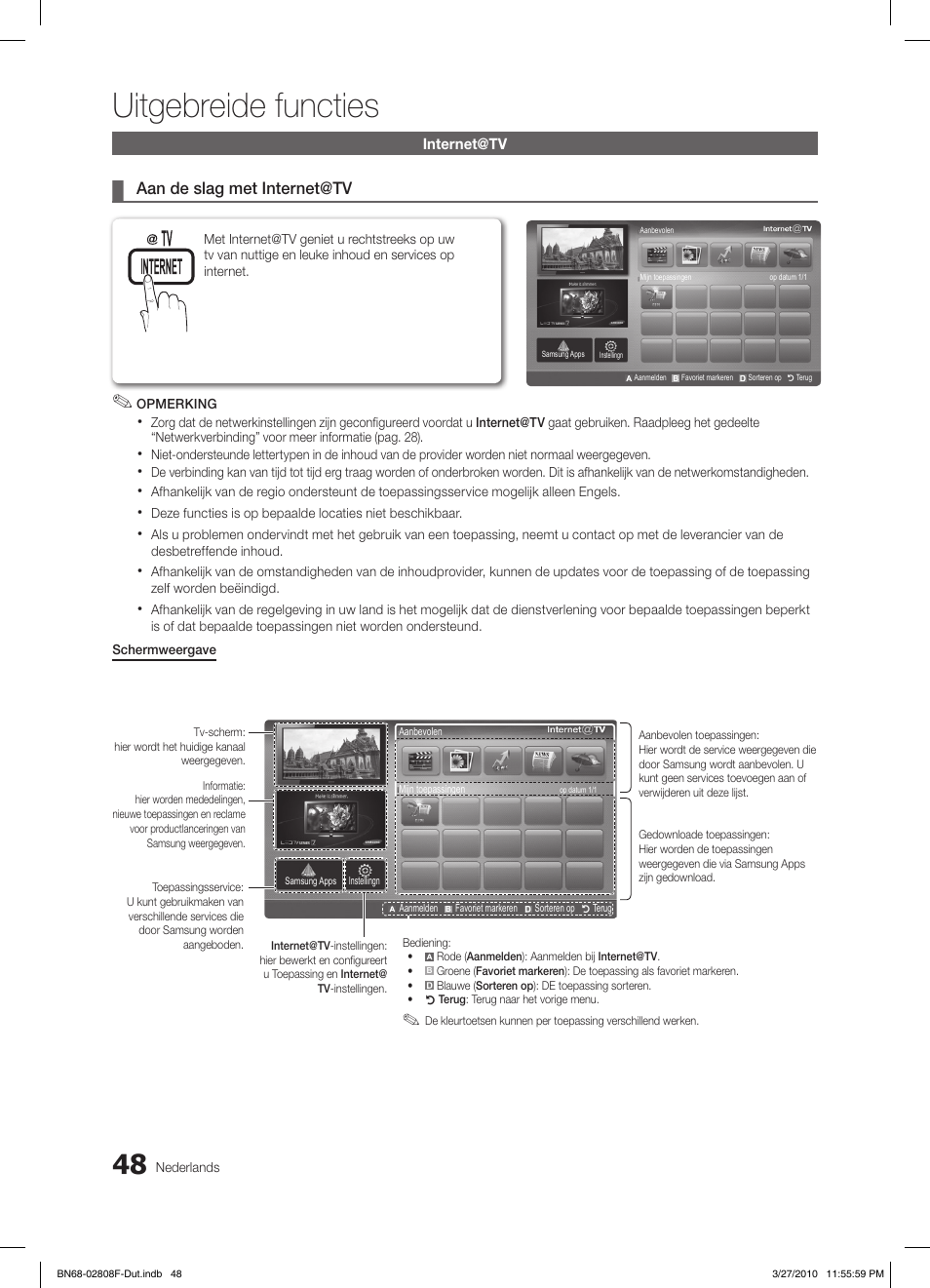 Uitgebreide functies | Samsung LE40C750R2W User Manual | Page 231 / 245