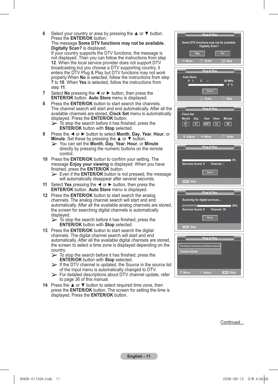 Samsung PS50A417C2D User Manual | Page 11 / 477