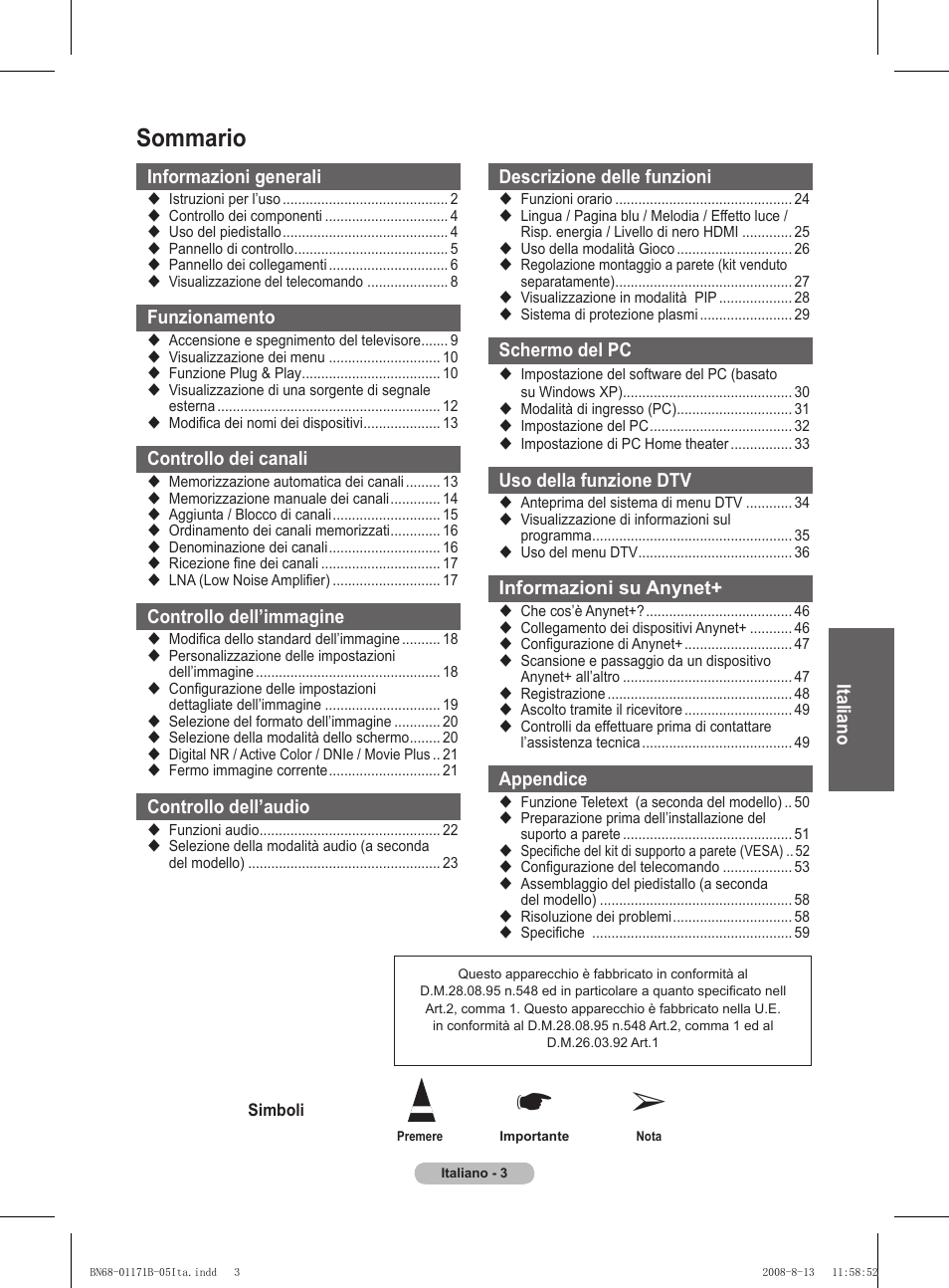 Samsung PS50A417C2D User Manual | Page 242 / 477