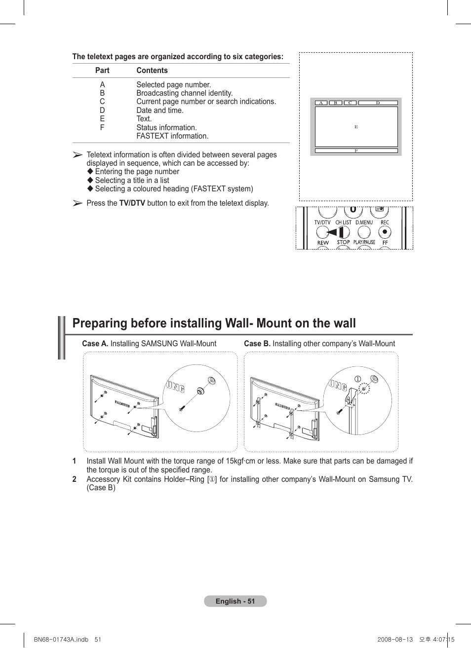 Samsung PS50A417C2D User Manual | Page 51 / 477