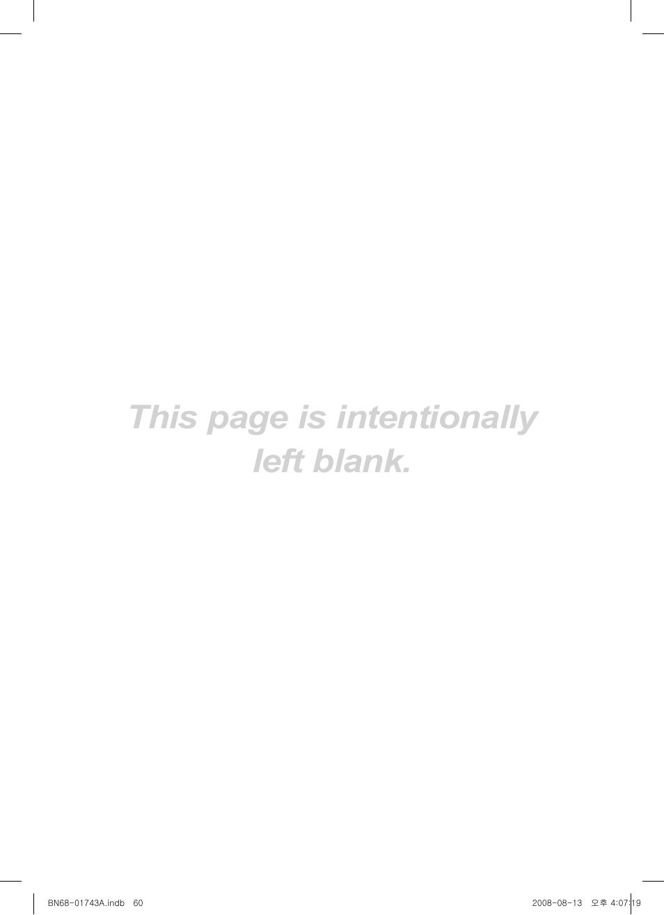 This page is intentionally left blank | Samsung PS50A417C2D User Manual | Page 60 / 477