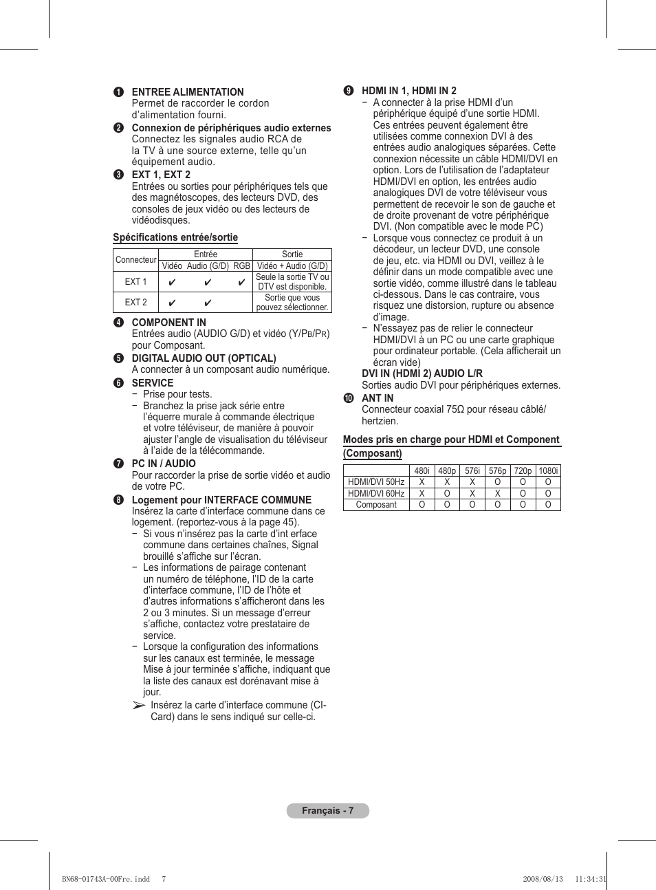 Samsung PS50A417C2D User Manual | Page 69 / 477