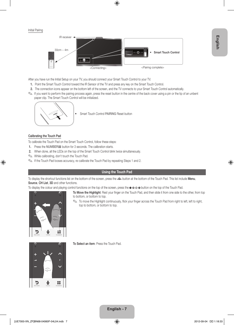 Samsung UE55ES7000S User Manual | Page 7 / 93