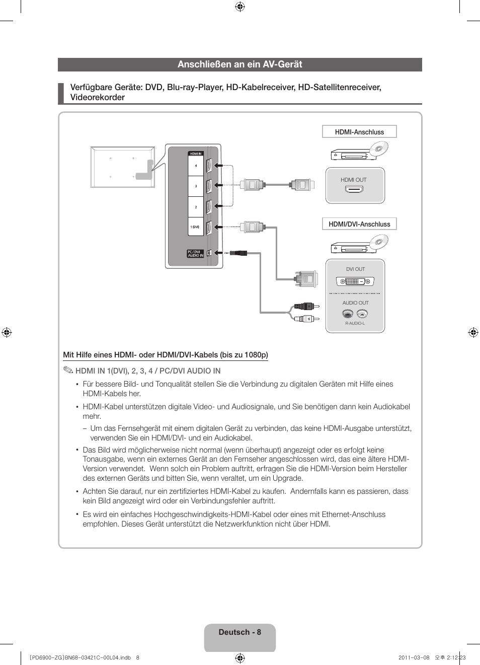 Samsung PS59D6900DS User Manual | Page 28 / 78