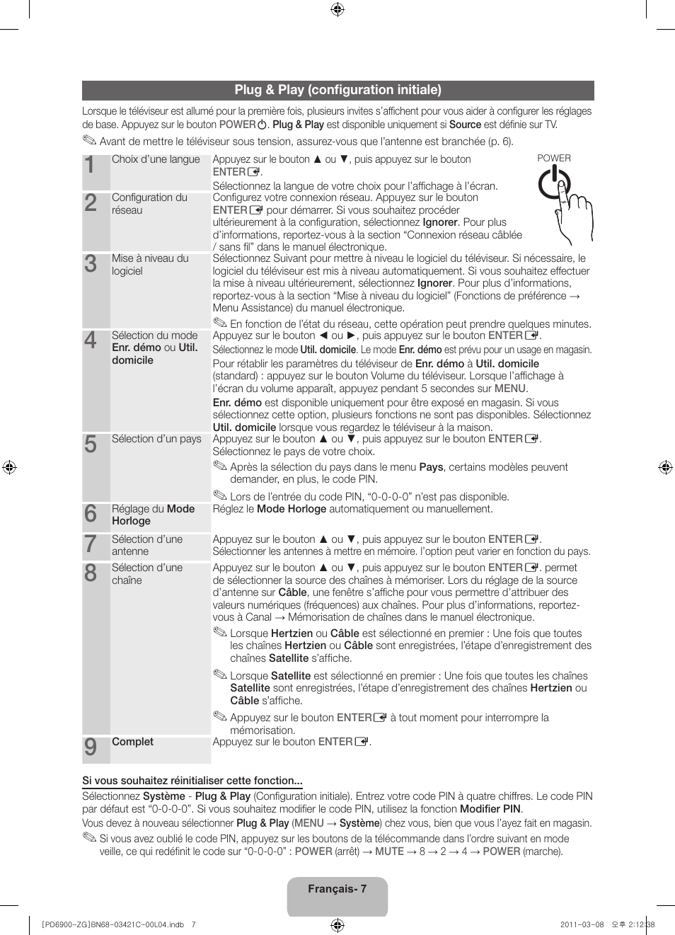 Samsung PS59D6900DS User Manual | Page 45 / 78