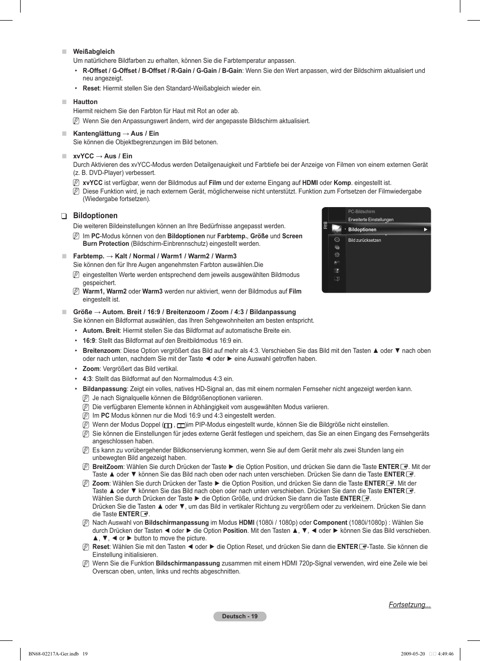 Samsung PS50B679S1S User Manual | Page 110 / 339