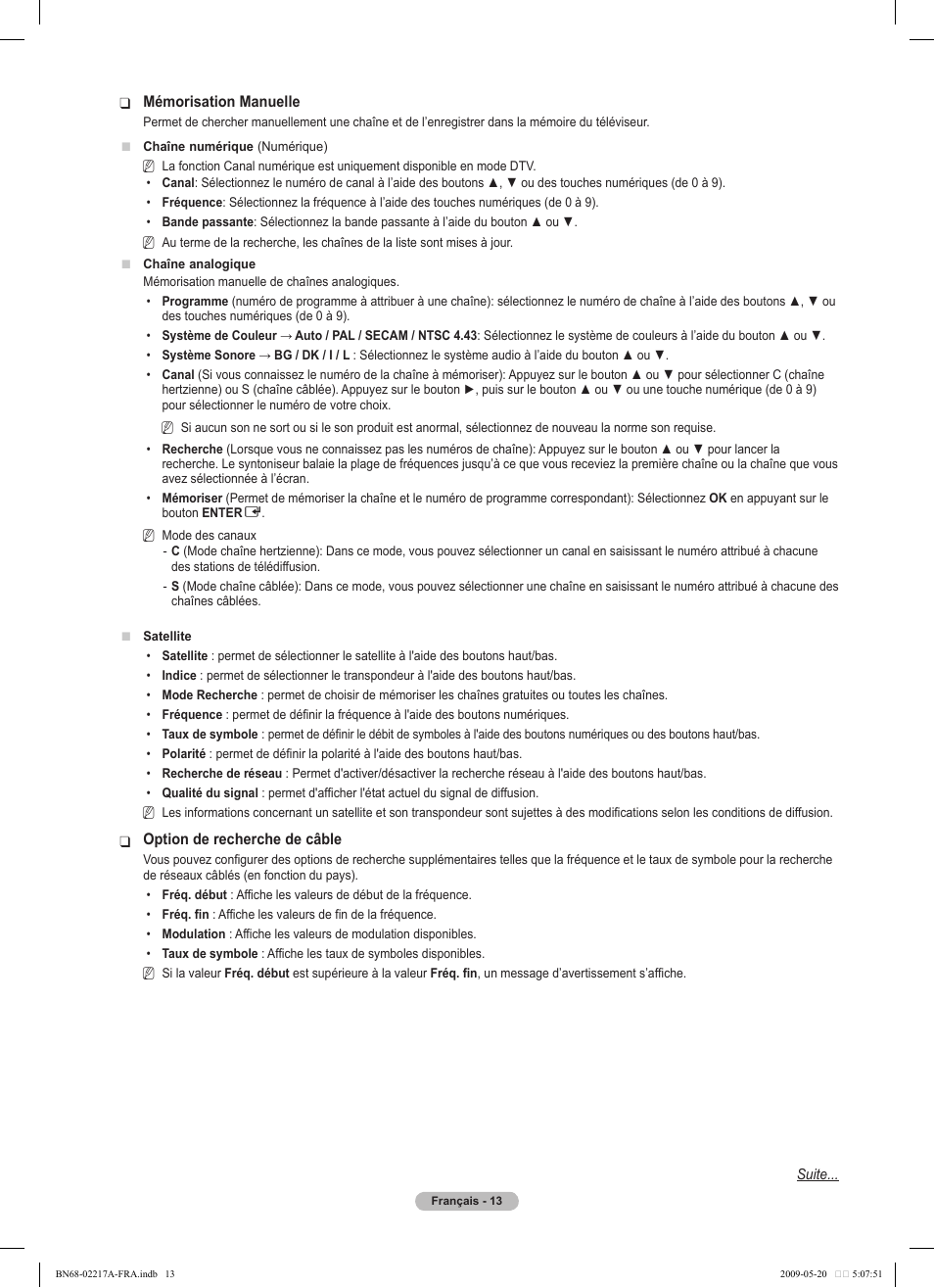 Samsung PS50B679S1S User Manual | Page 186 / 339