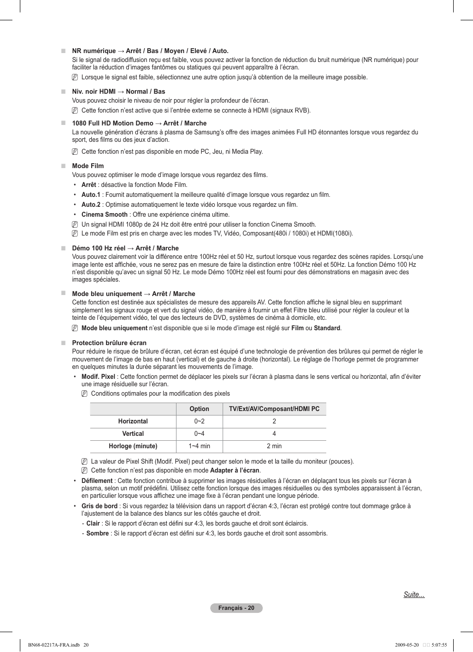 Samsung PS50B679S1S User Manual | Page 193 / 339
