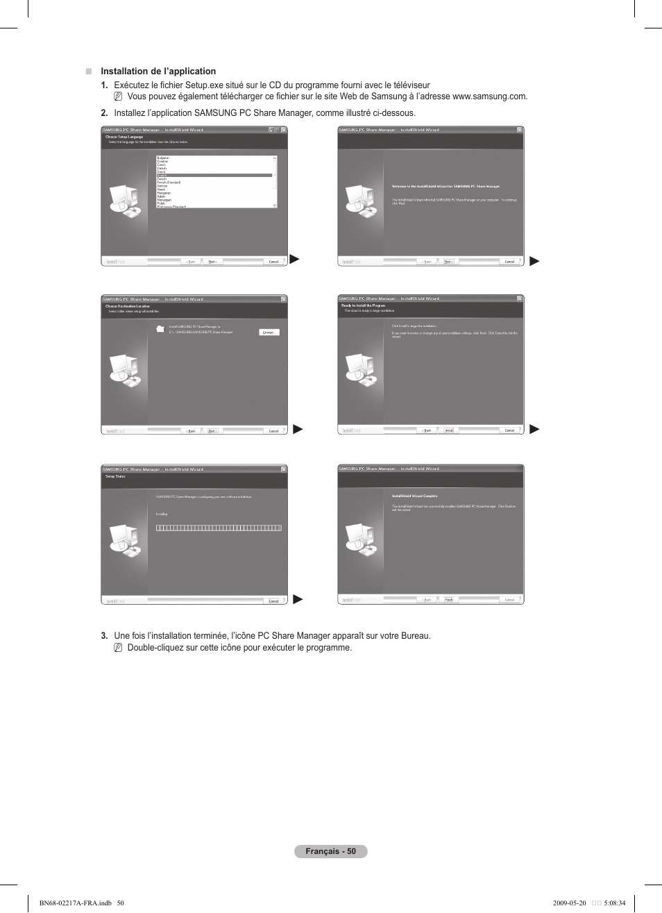Samsung PS50B679S1S User Manual | Page 223 / 339