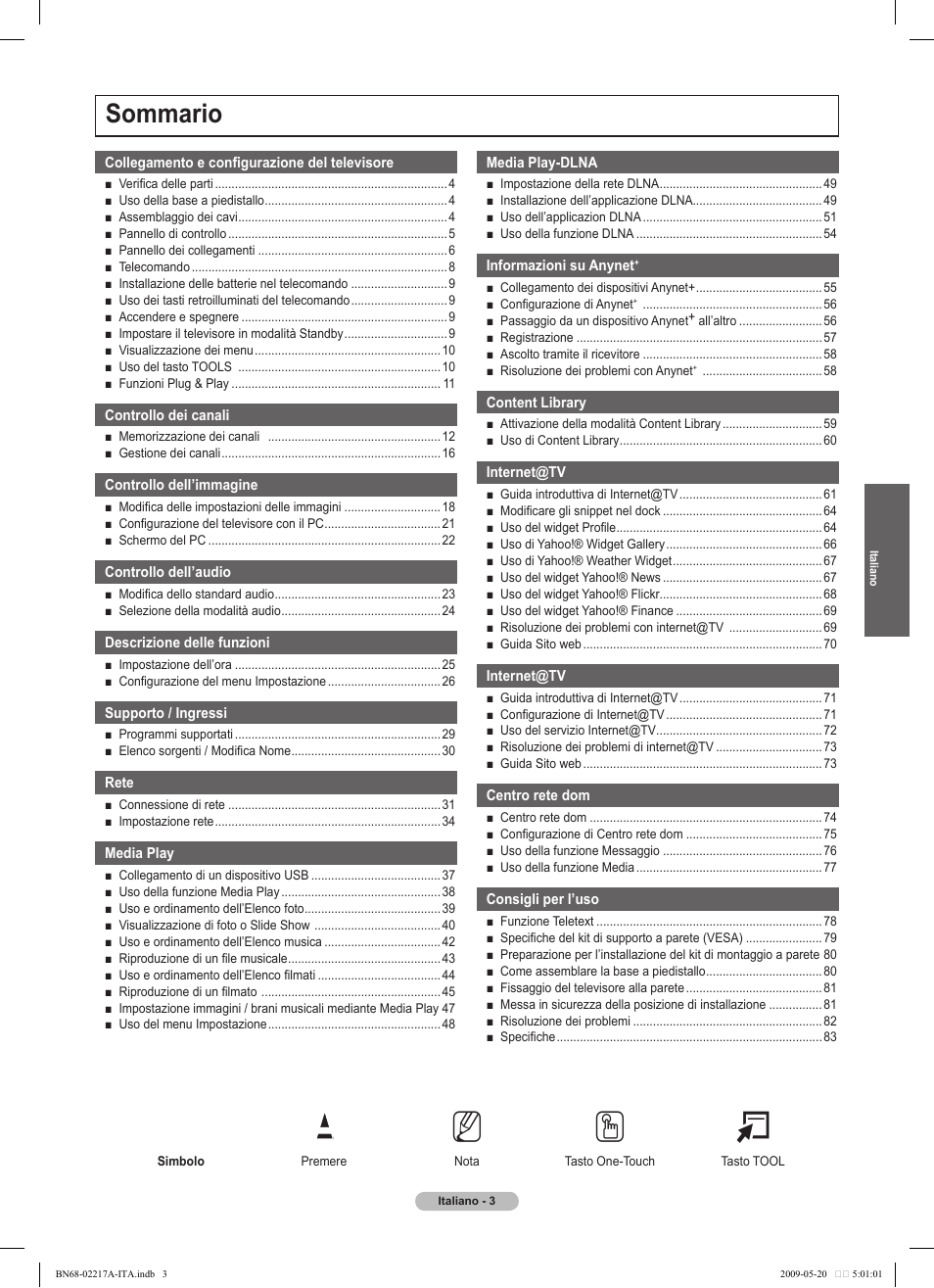 Samsung PS50B679S1S User Manual | Page 258 / 339