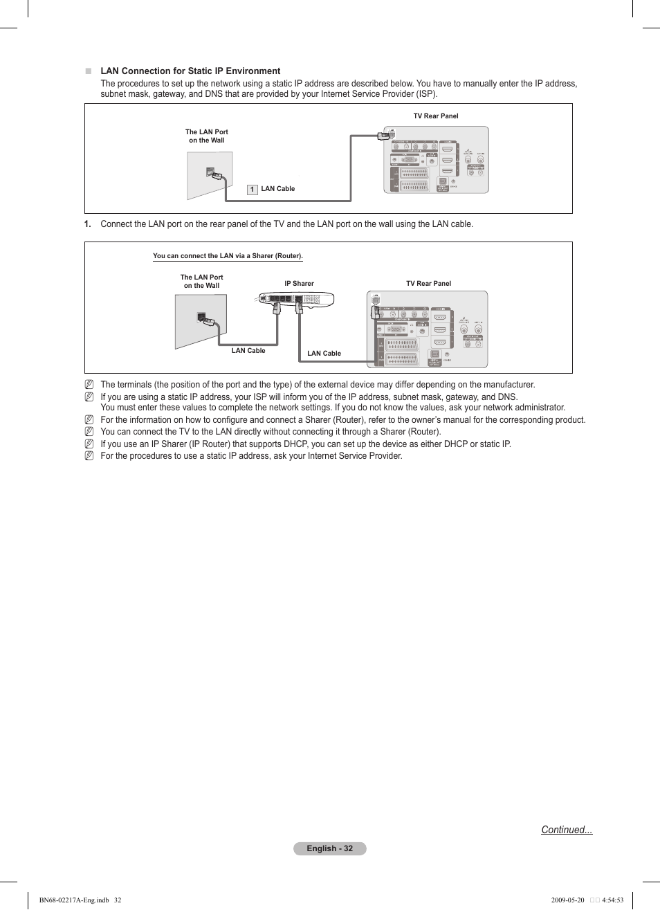 Samsung PS50B679S1S User Manual | Page 32 / 339