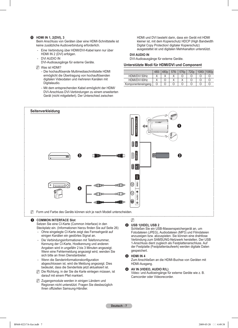 Samsung PS50B679S1S User Manual | Page 98 / 339