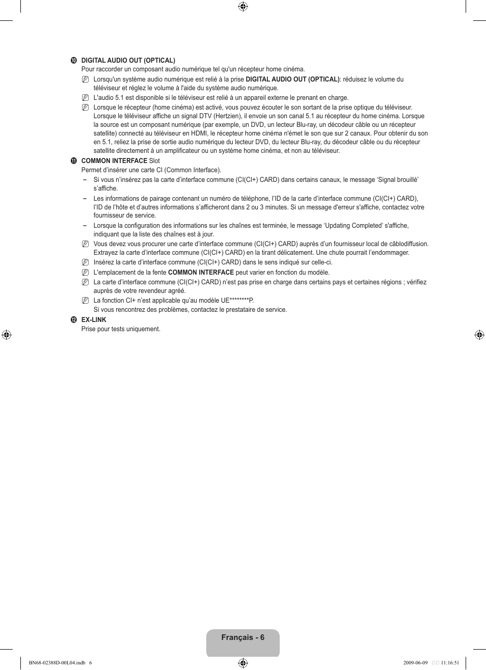 Samsung UE37B6000VP User Manual | Page 122 / 223