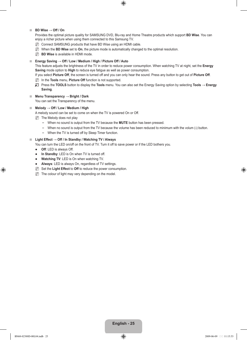 Samsung UE37B6000VP User Manual | Page 27 / 223
