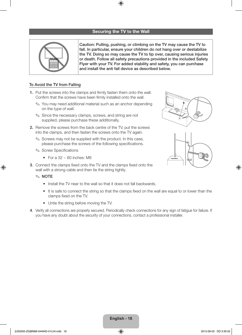 Samsung UE32ES6200S User Manual | Page 18 / 90
