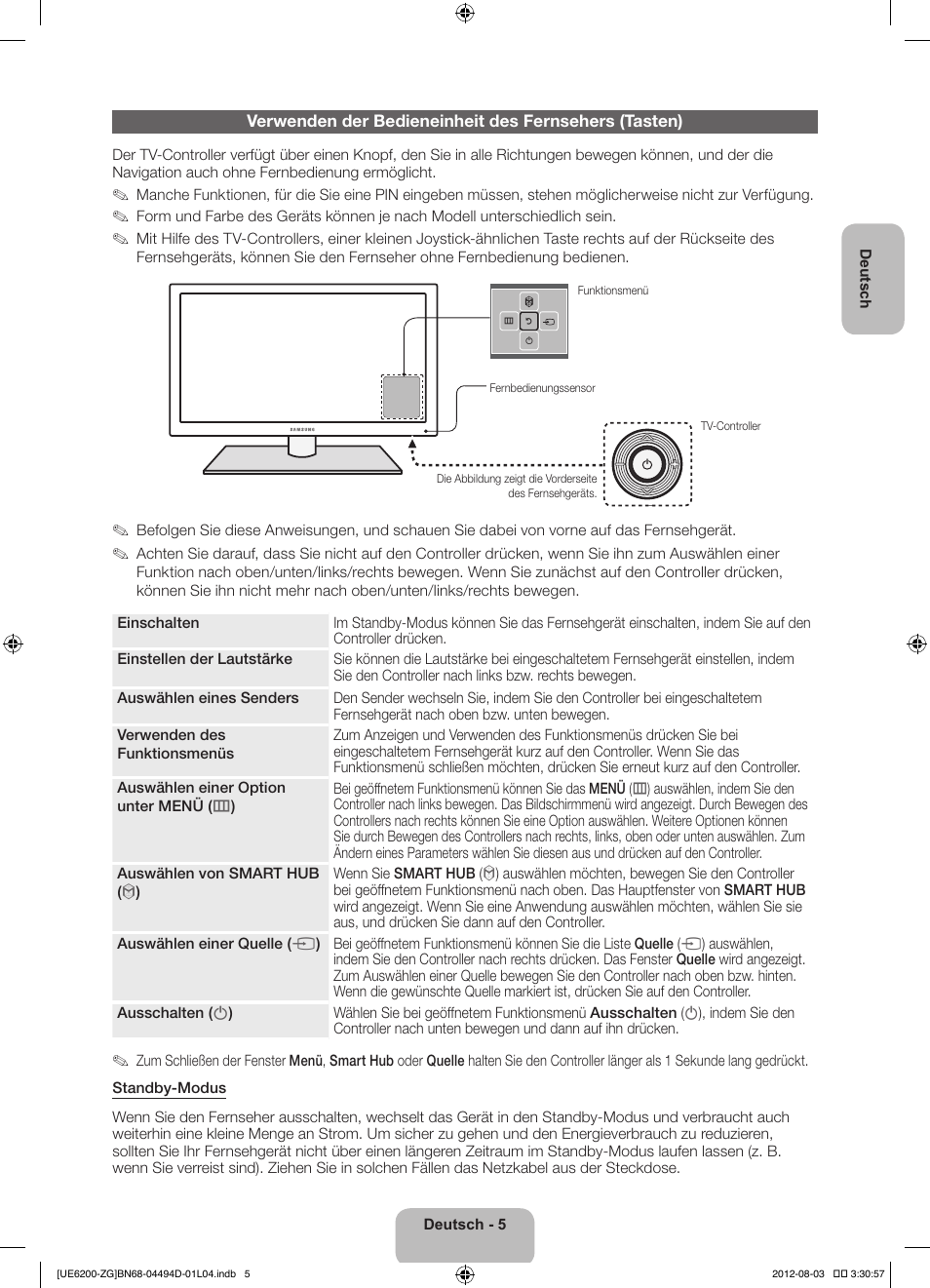 Samsung UE32ES6200S User Manual | Page 27 / 90