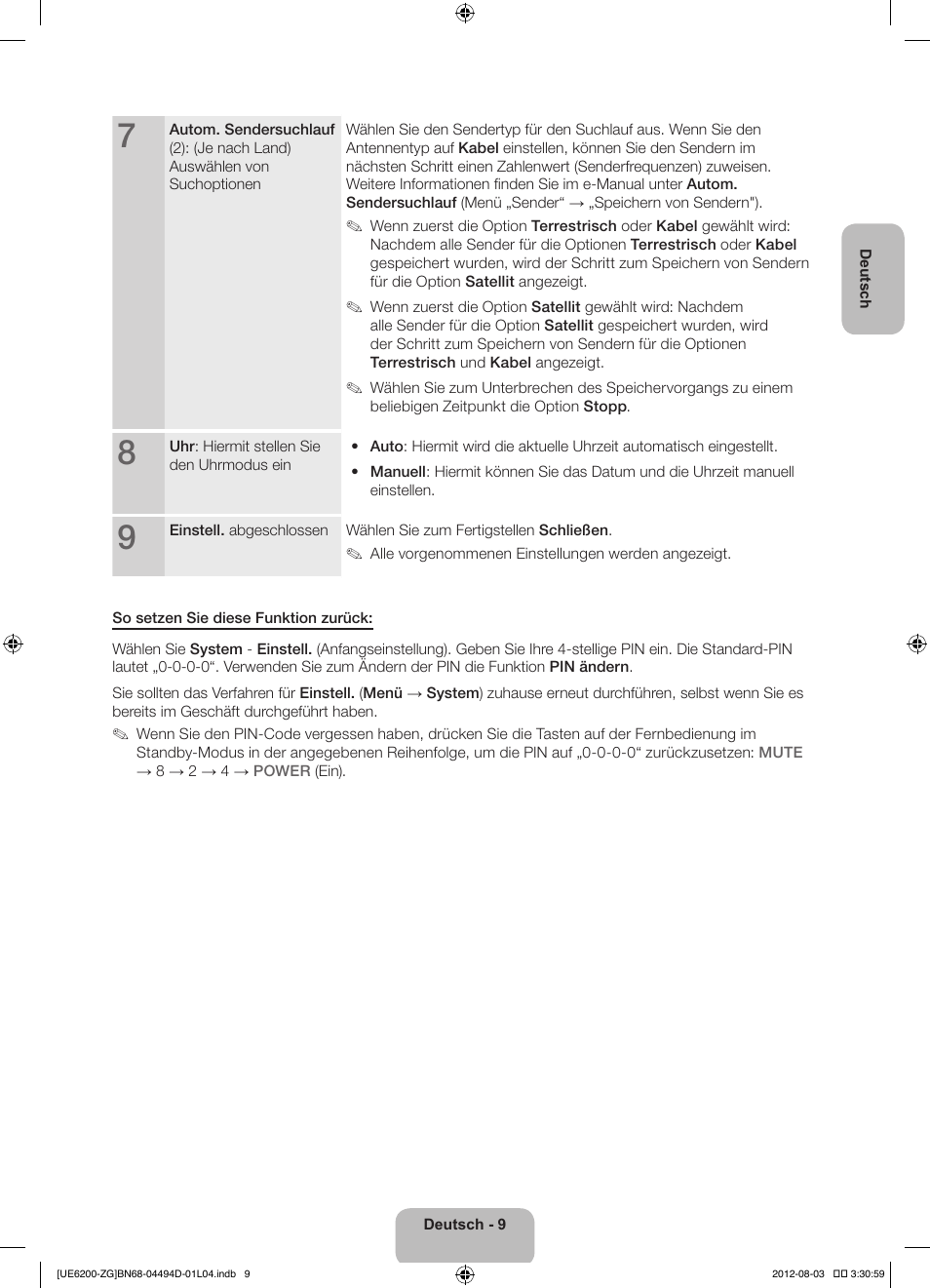 Samsung UE32ES6200S User Manual | Page 31 / 90