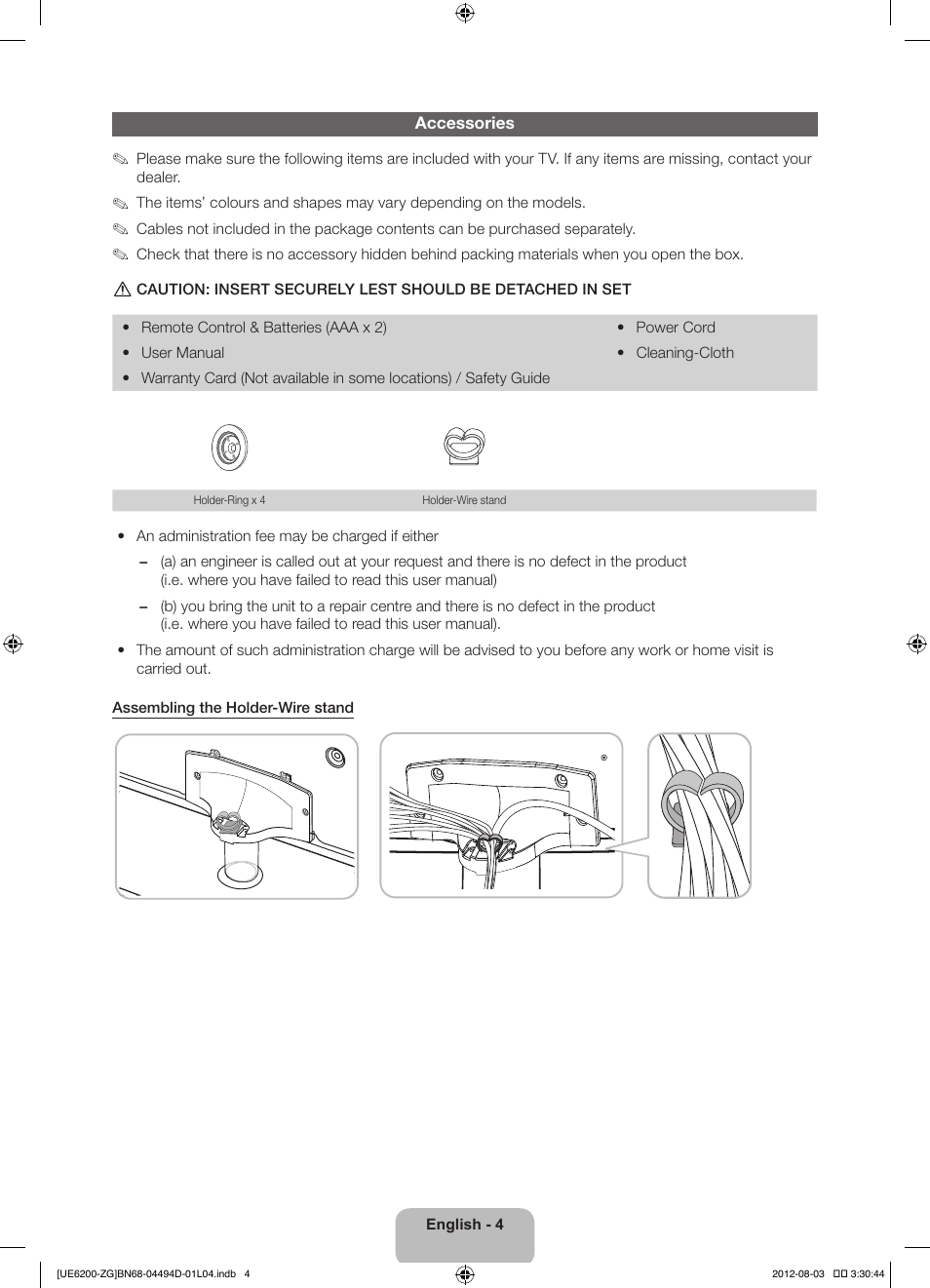 Samsung UE32ES6200S User Manual | Page 4 / 90