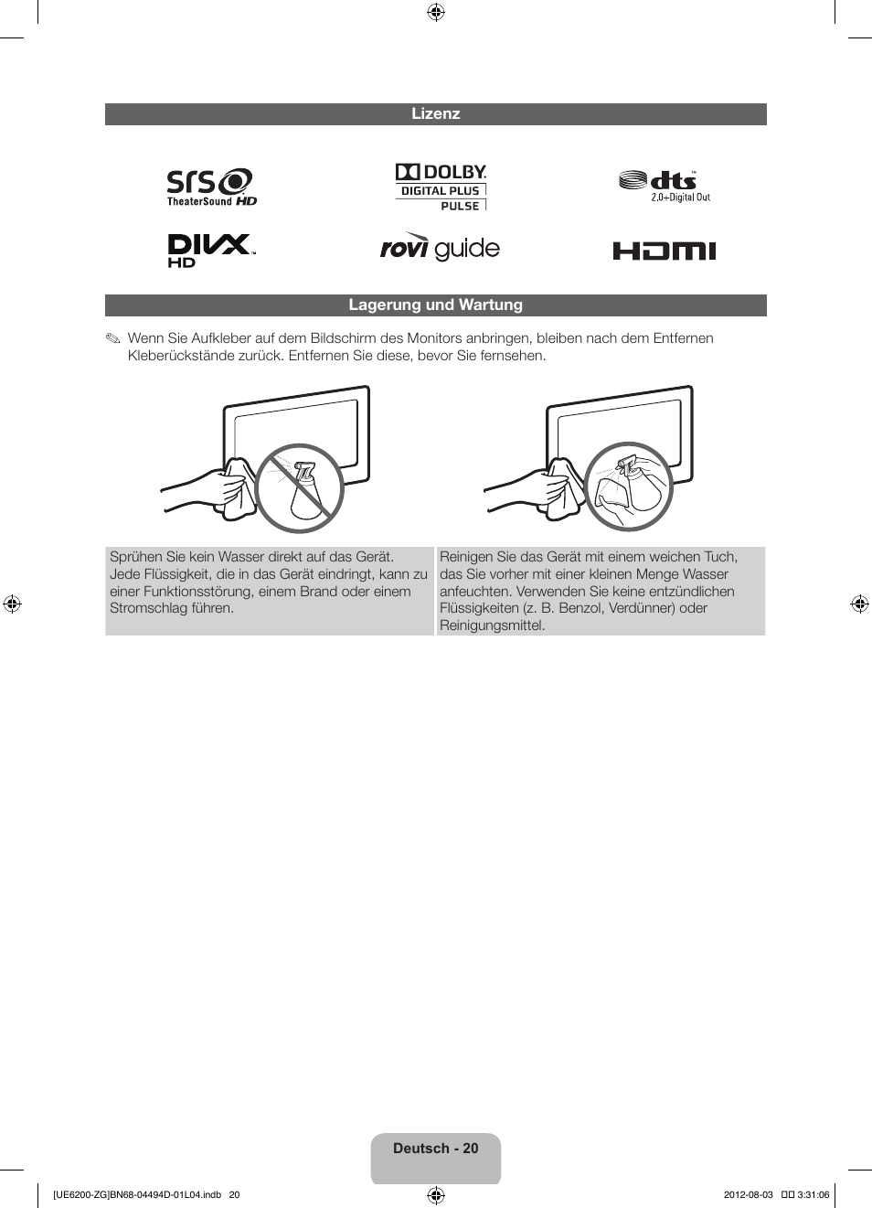 Samsung UE32ES6200S User Manual | Page 42 / 90