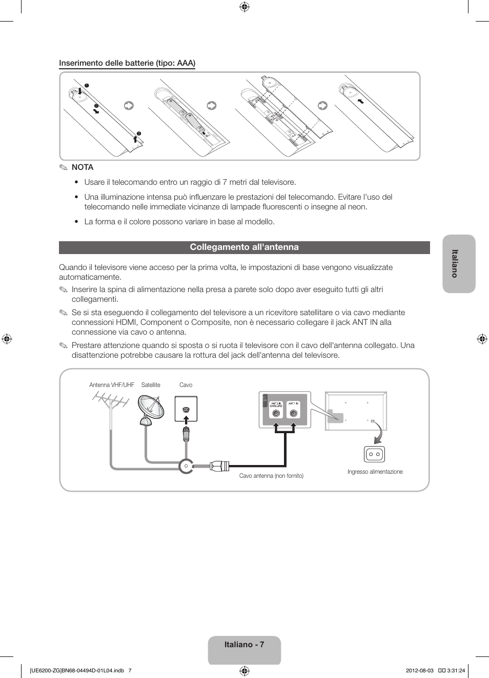 Samsung UE32ES6200S User Manual | Page 73 / 90