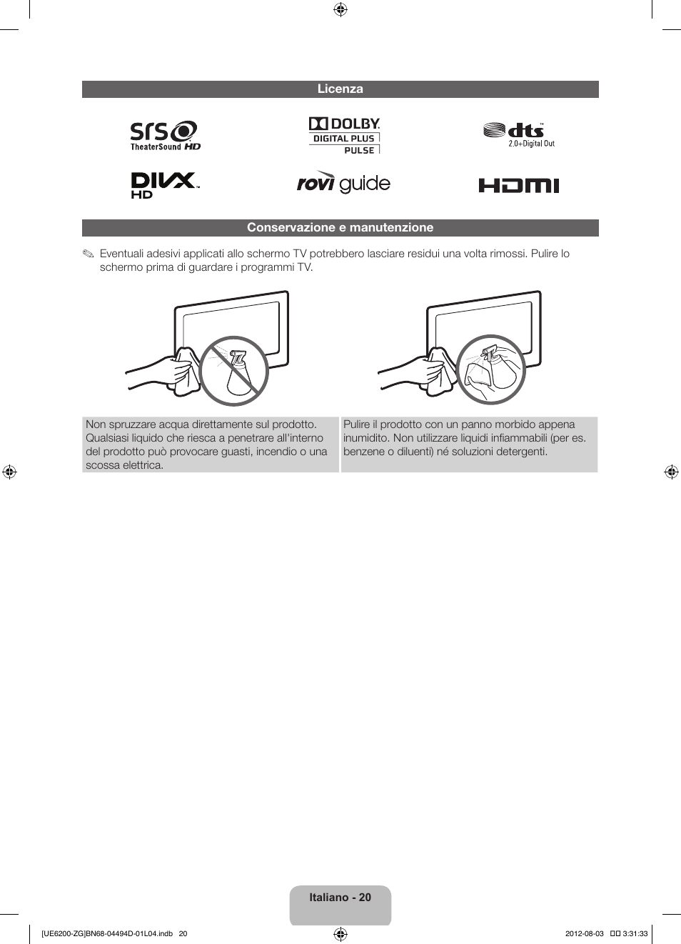 Samsung UE32ES6200S User Manual | Page 86 / 90