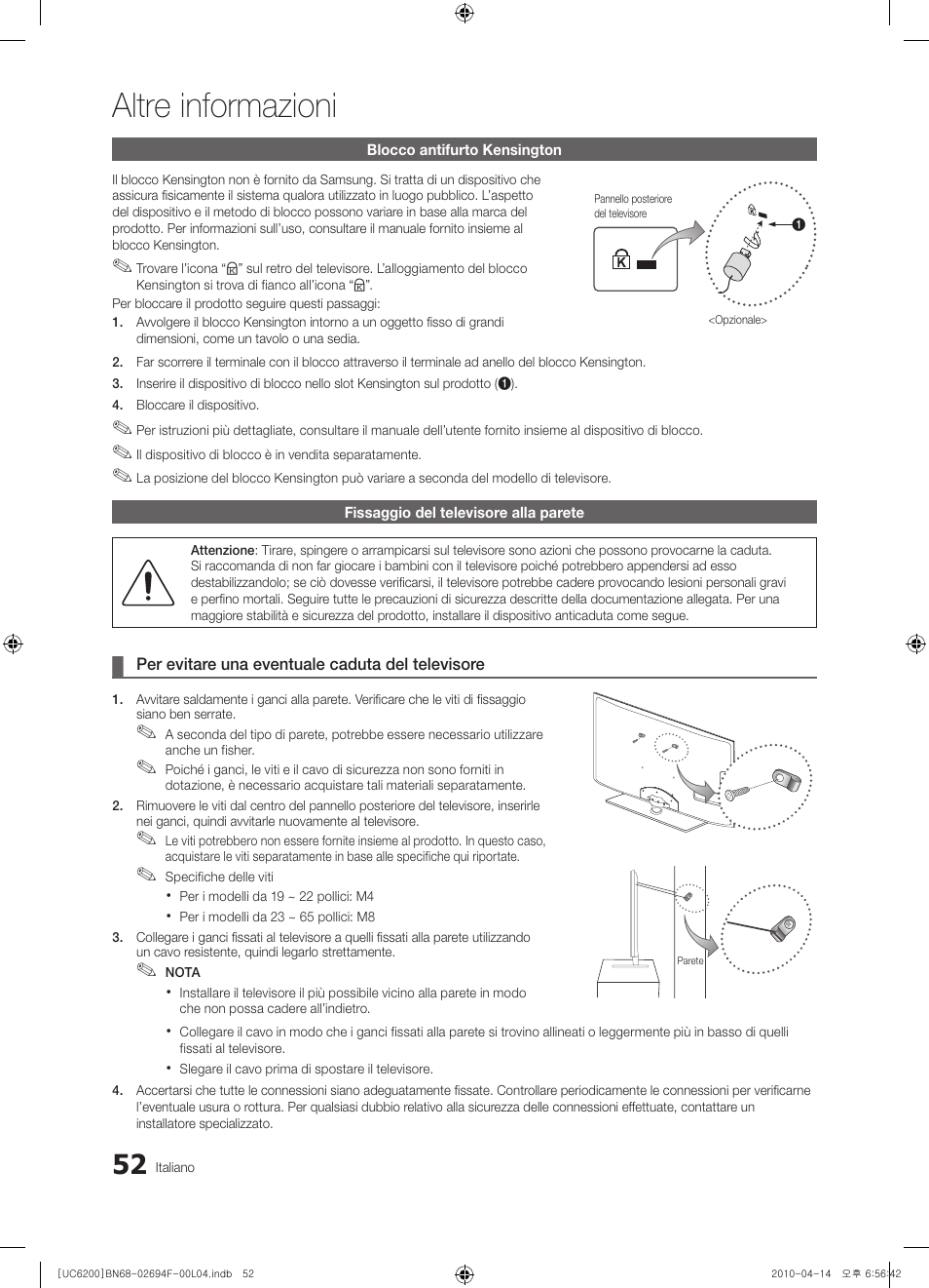 Altre informazioni | Samsung UE32C6200RS User Manual | Page 226 / 232