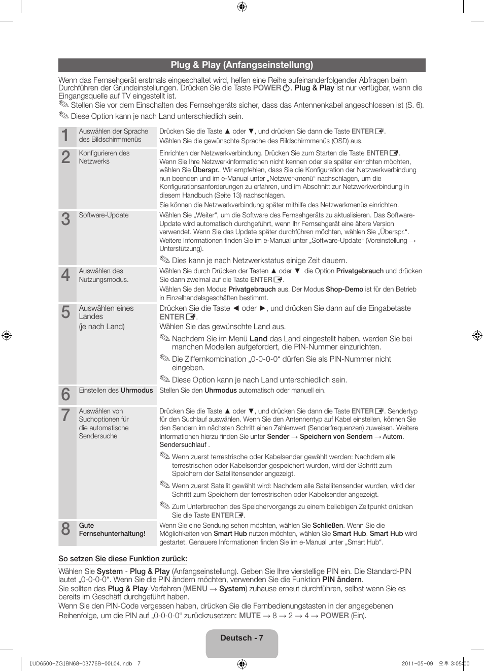 Samsung UE32D6540US User Manual | Page 27 / 82