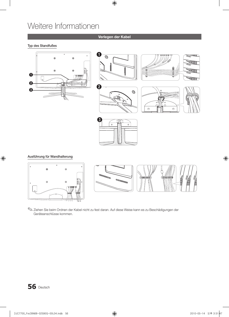 Weitere informationen | Samsung UE40C7700WS User Manual | Page 184 / 258