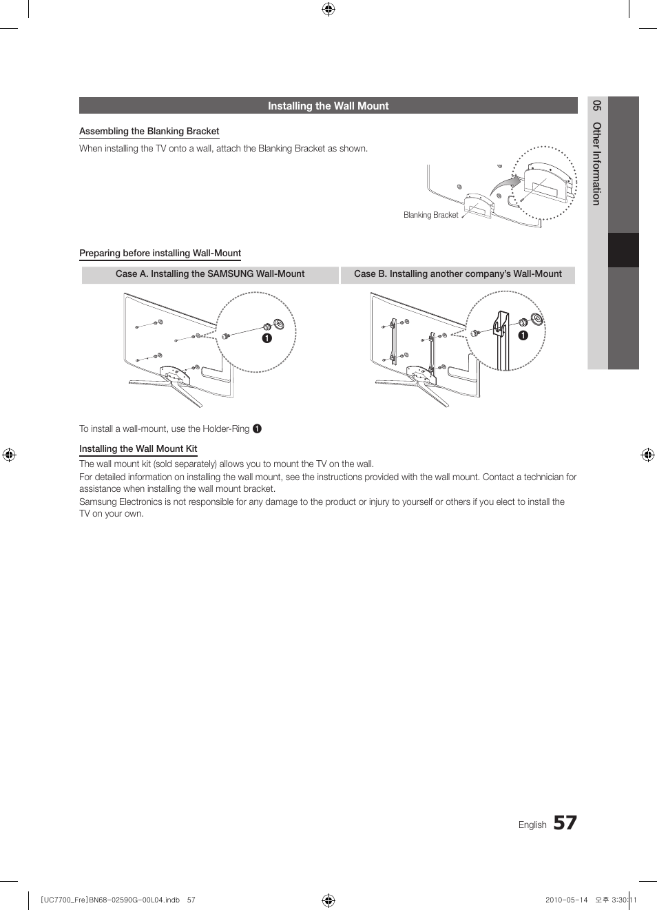 Samsung UE40C7700WS User Manual | Page 57 / 258