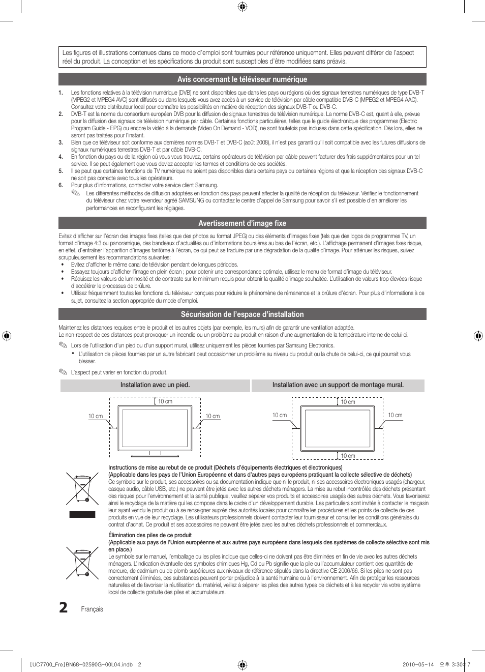 Samsung UE40C7700WS User Manual | Page 66 / 258