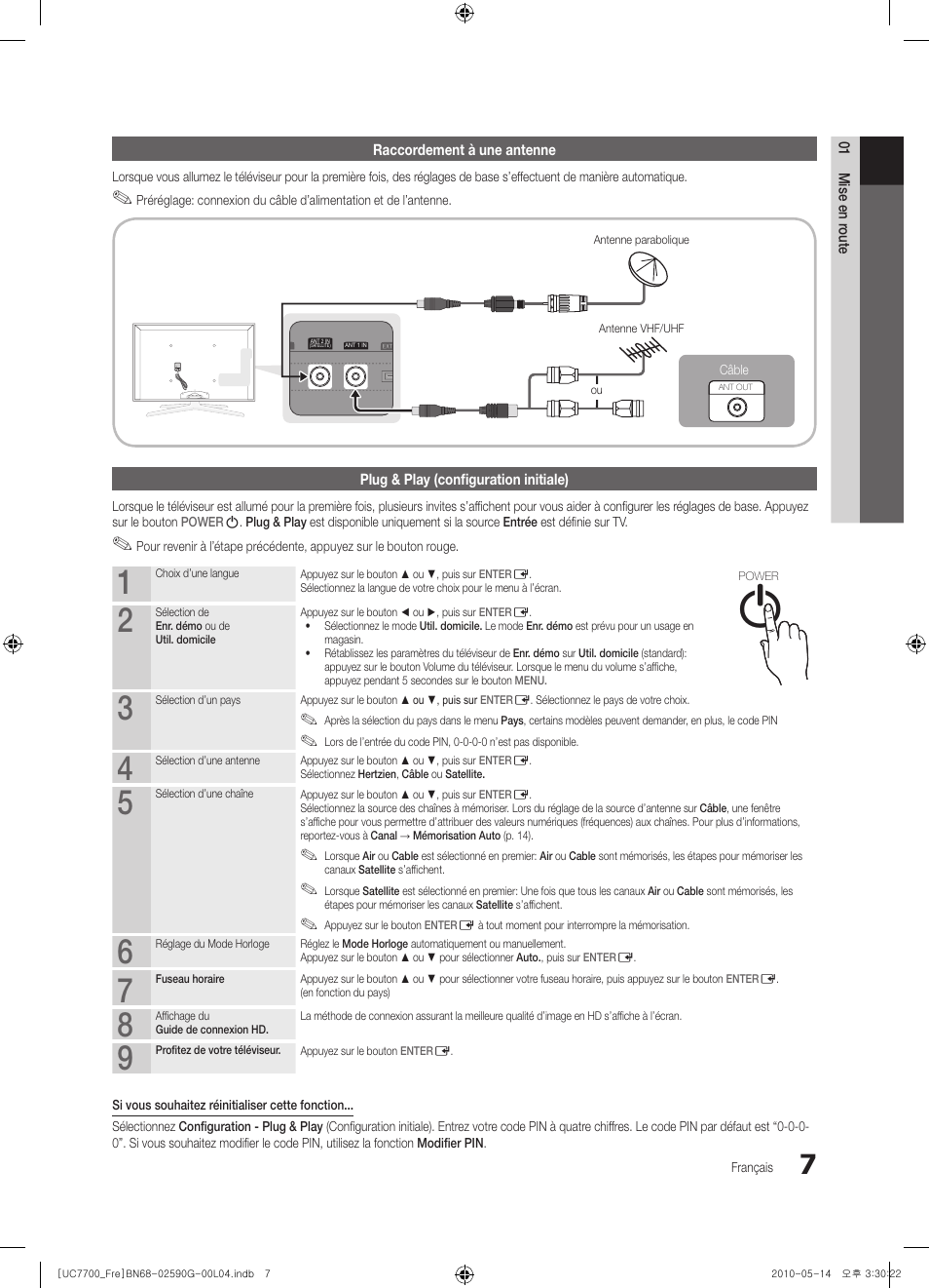 Samsung UE40C7700WS User Manual | Page 71 / 258