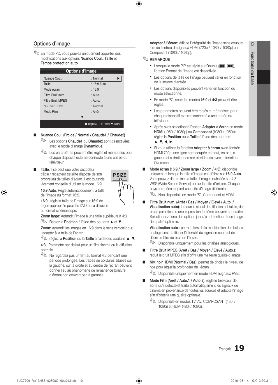 Samsung UE40C7700WS User Manual | Page 83 / 258