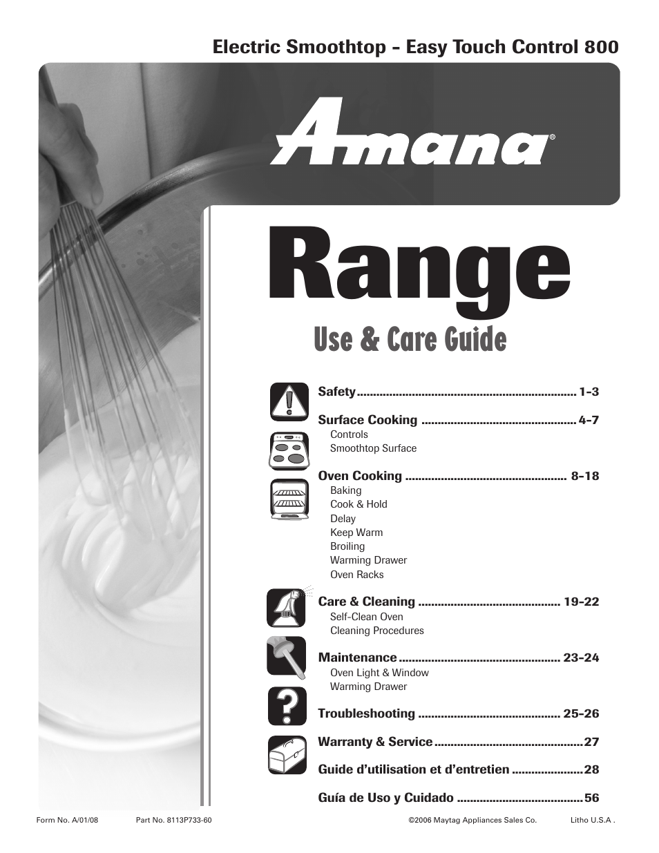 Amana AER5845RAW User Manual | 84 pages