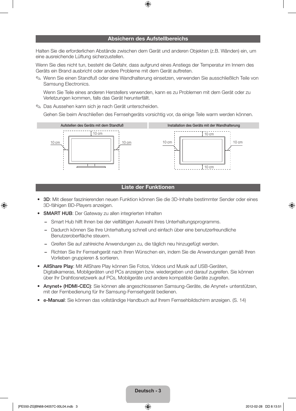 Samsung PS51E550D1W User Manual | Page 25 / 87