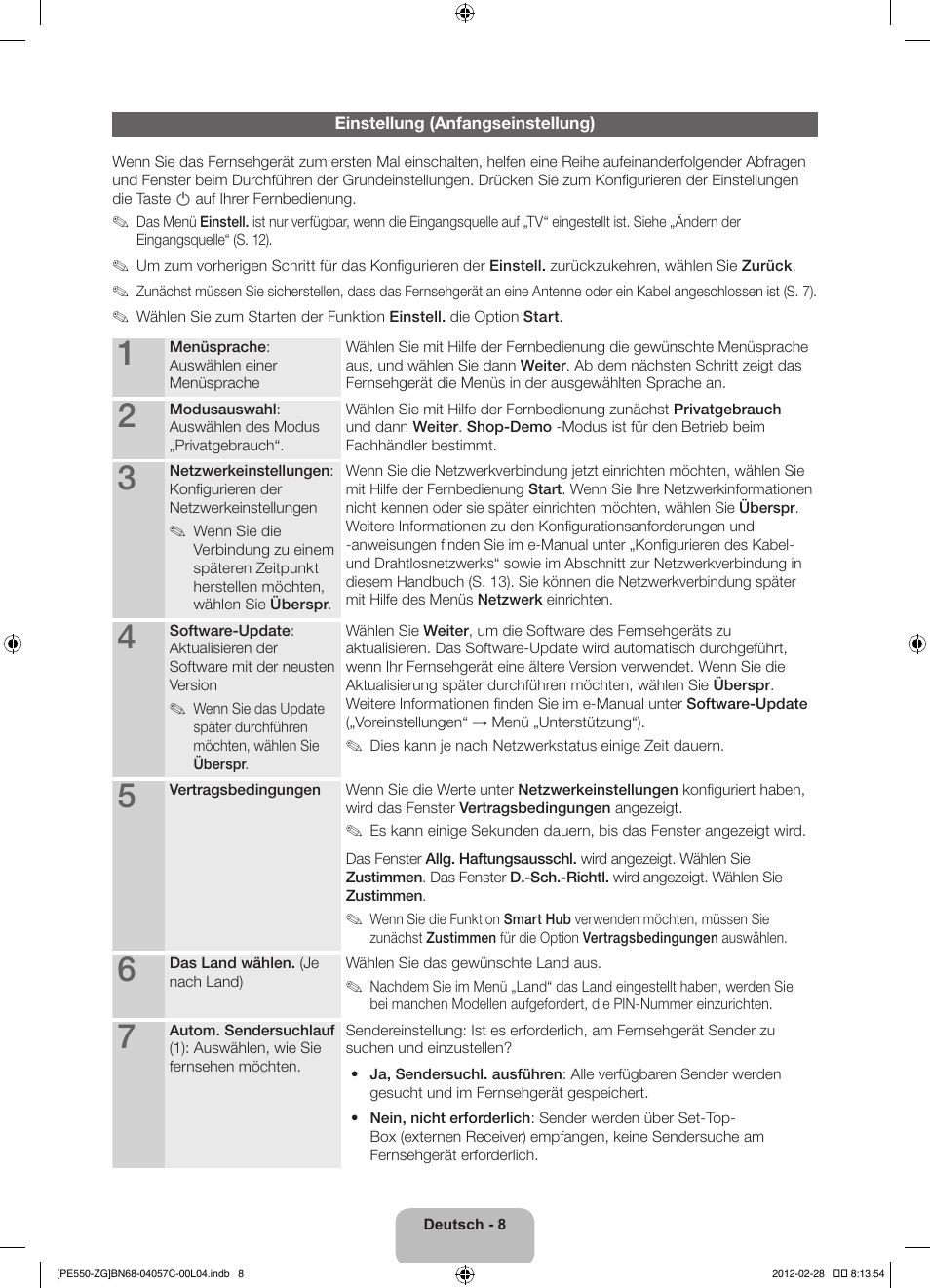 Samsung PS51E550D1W User Manual | Page 30 / 87