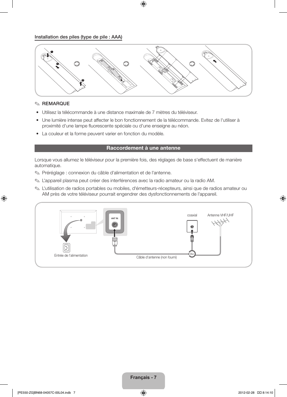 Samsung PS51E550D1W User Manual | Page 50 / 87