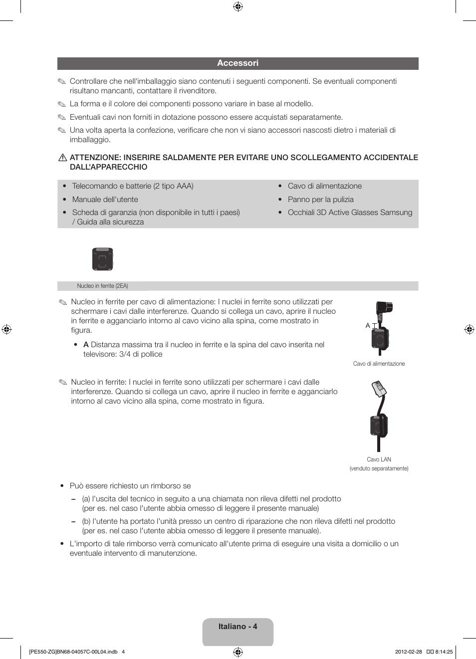 Samsung PS51E550D1W User Manual | Page 69 / 87